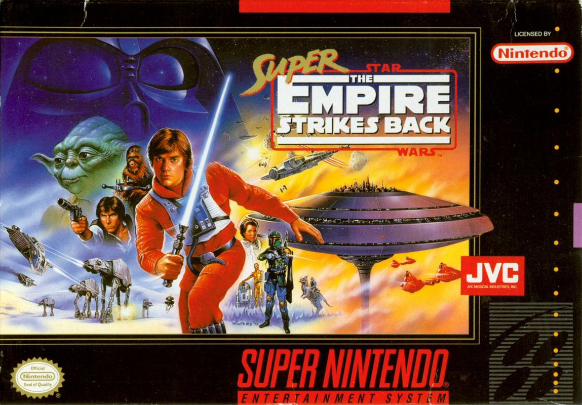 Super Star Wars box art for Super Nintendo